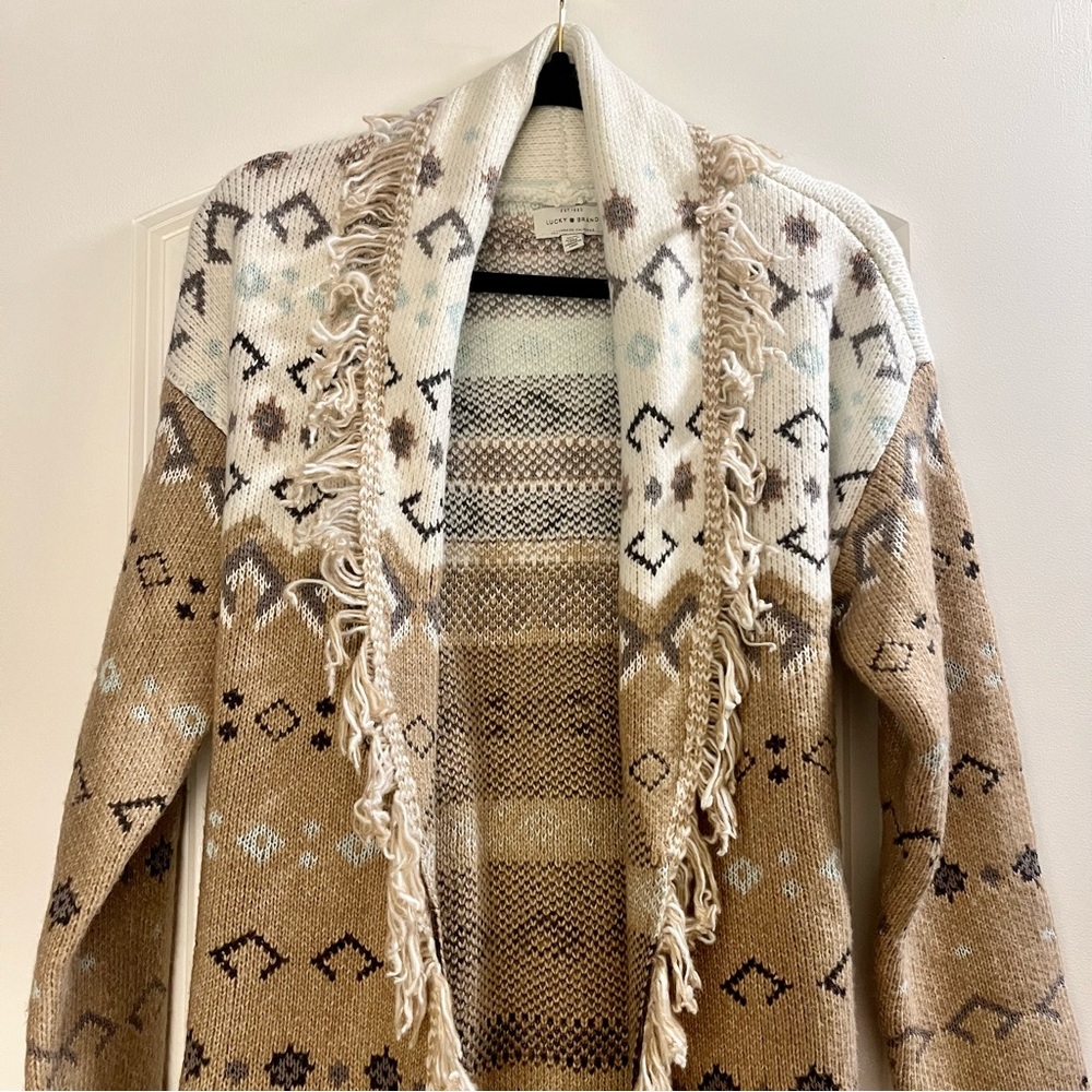 NWOT Lucky Brand Cardigan Size M - Picture 2 of 5